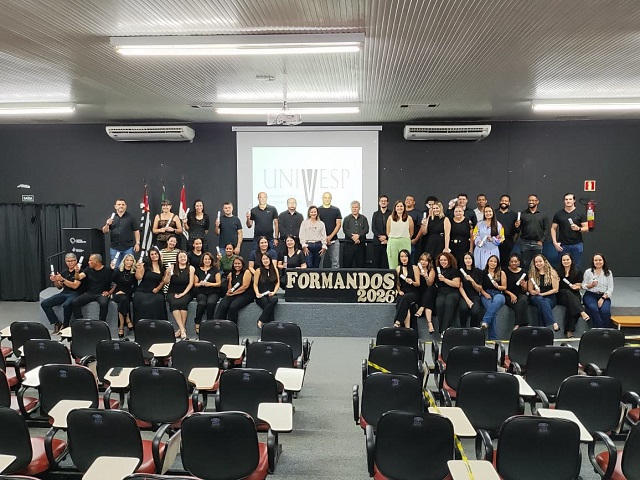 Univesp forma 48 alunos em Presidente Prudente na segunda colação de grau de 2026