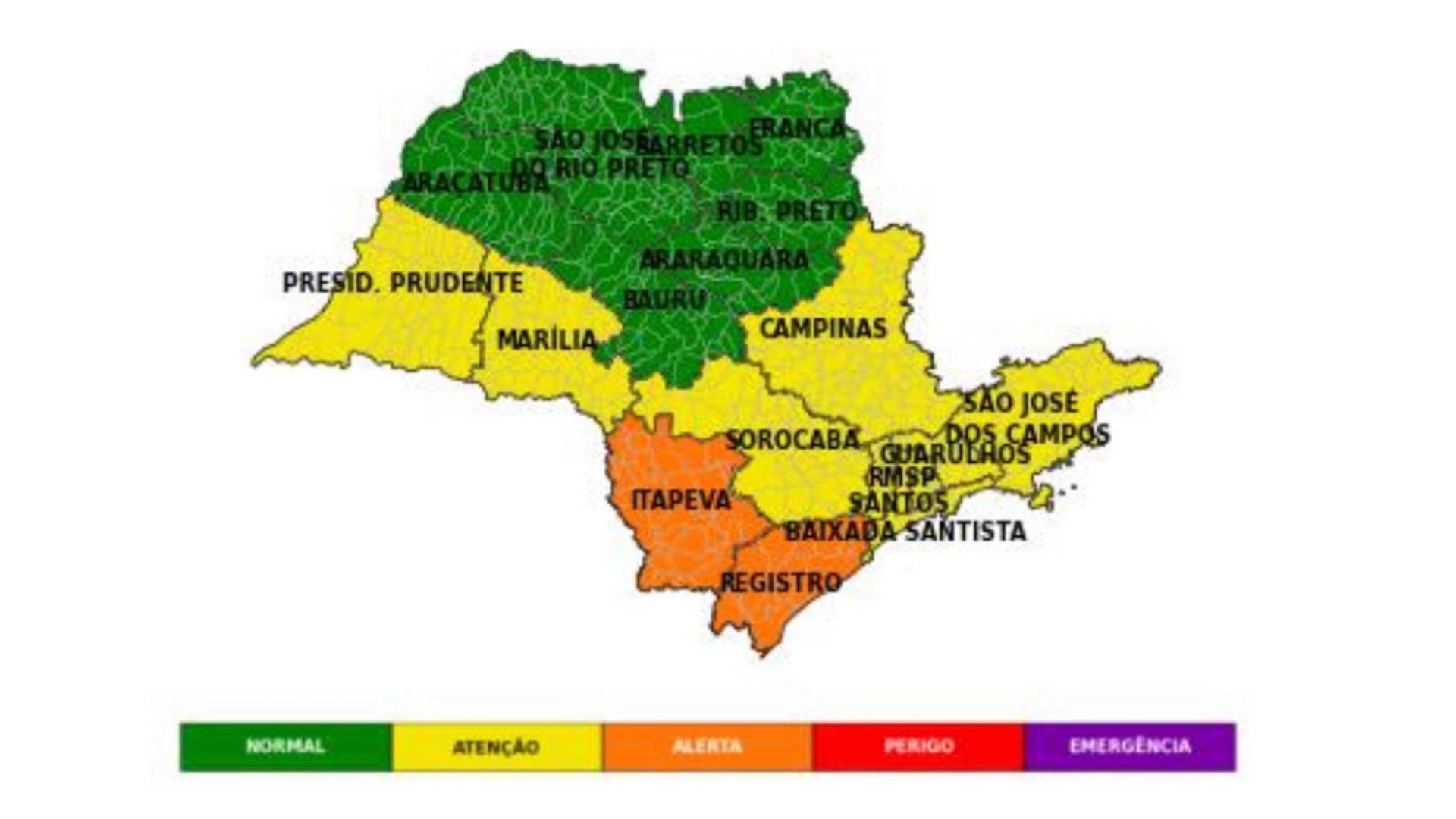 Calor intenso e chuva com raios: Defesa Civil orienta interior de SP para o domingo