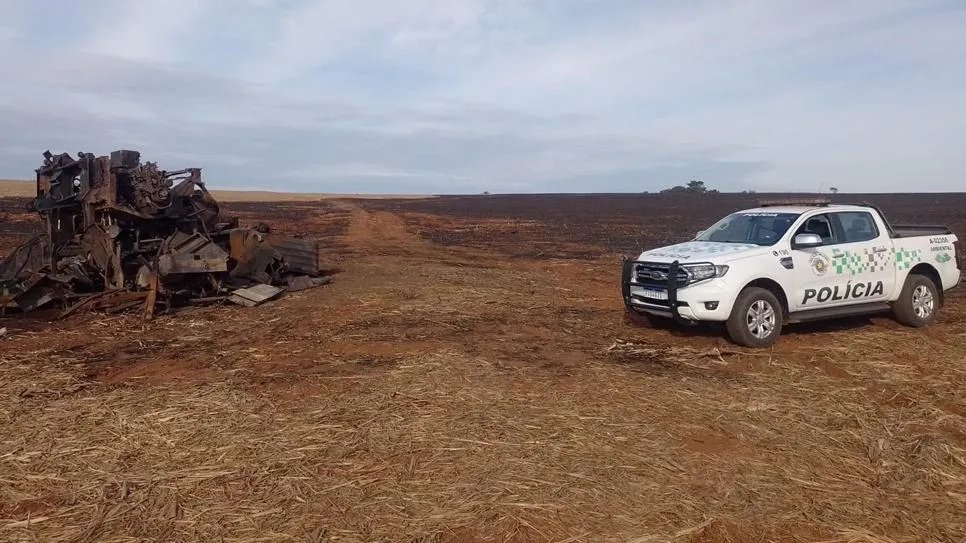 Polícia Ambiental multa responsável por queimada em canavial de Pacaembu em quase R$ 19 mil