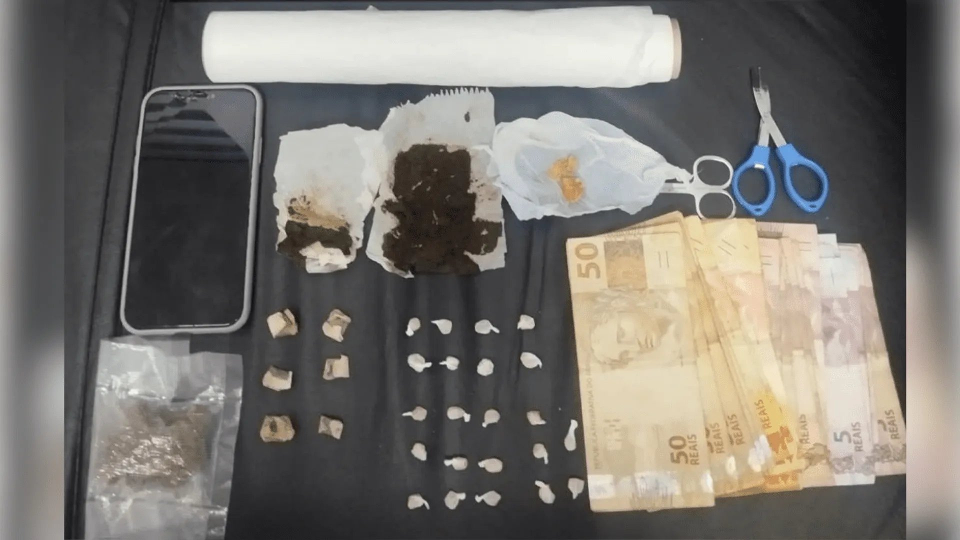 Polícia Militar prende homem por tráfico de drogas com crack, dry e skunk em Presidente Epitácio