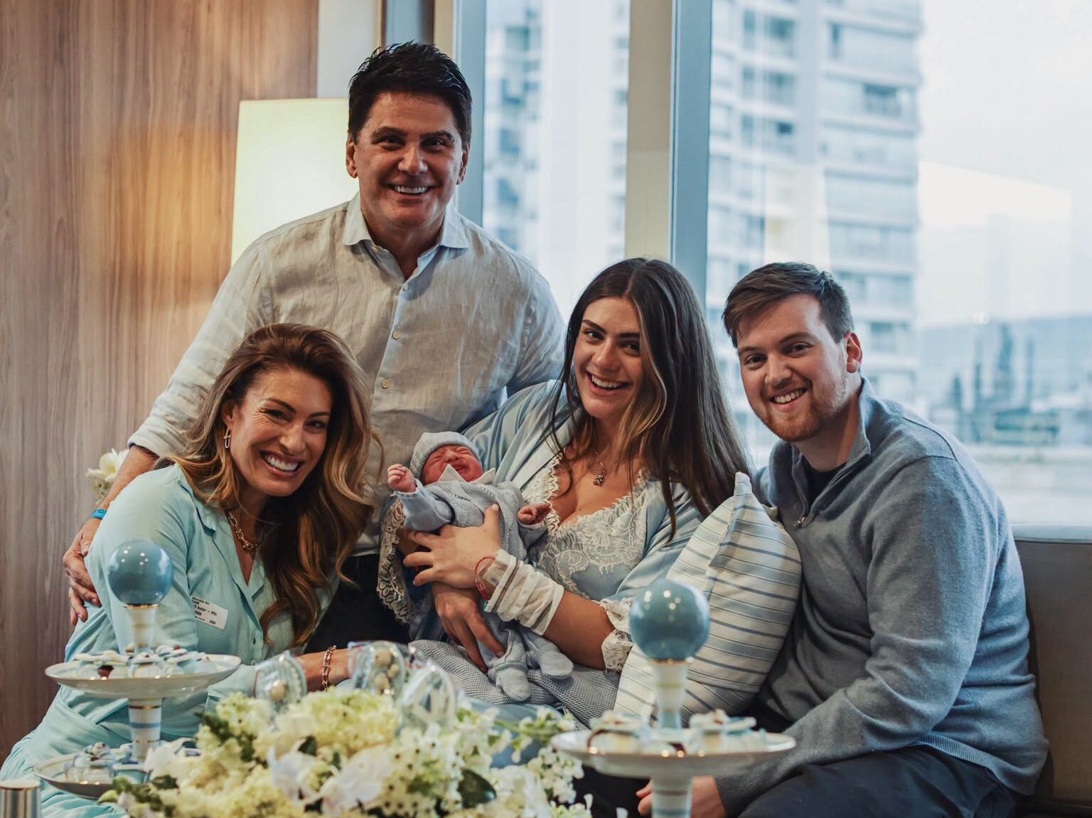 Nasce primeiro neto de Cesar Filho e Elaine Mickely