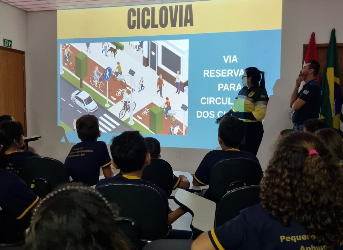 Semob inicia ações do 2º semestre do Projeto Agente de Trânsito Mirim
