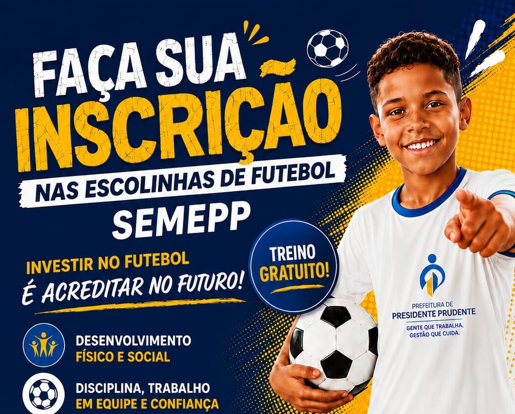Semepp está com inscrições abertas para Escolinha de Futebol no Brasil Novo