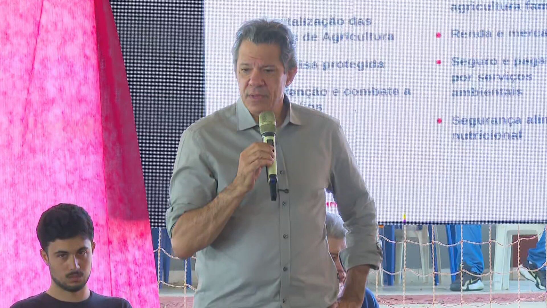 Haddad critica segurança pública e educação em SP em agenda em Presidente Prudente