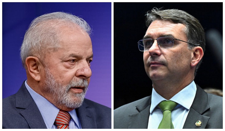 Flávio Bolsonaro lídera 2º turno contra Lula, e 1º turno é empate técnico