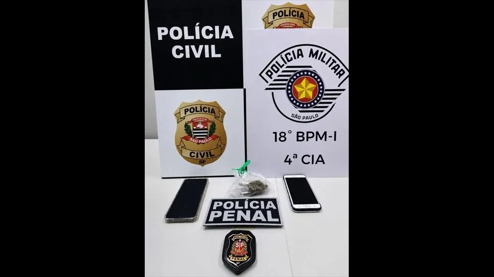 Dupla é presa em flagrante por venda de maconha a detentos do semiaberto em Presidente Bernardes