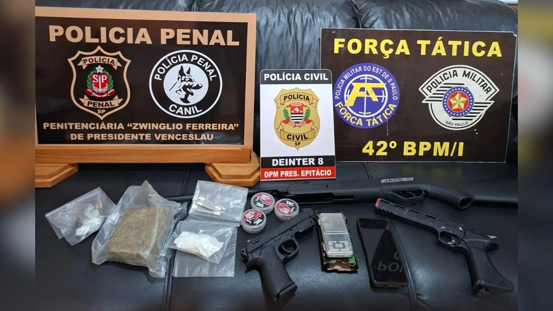Homem é preso por tráfico de drogas em Presidente Epitácio
