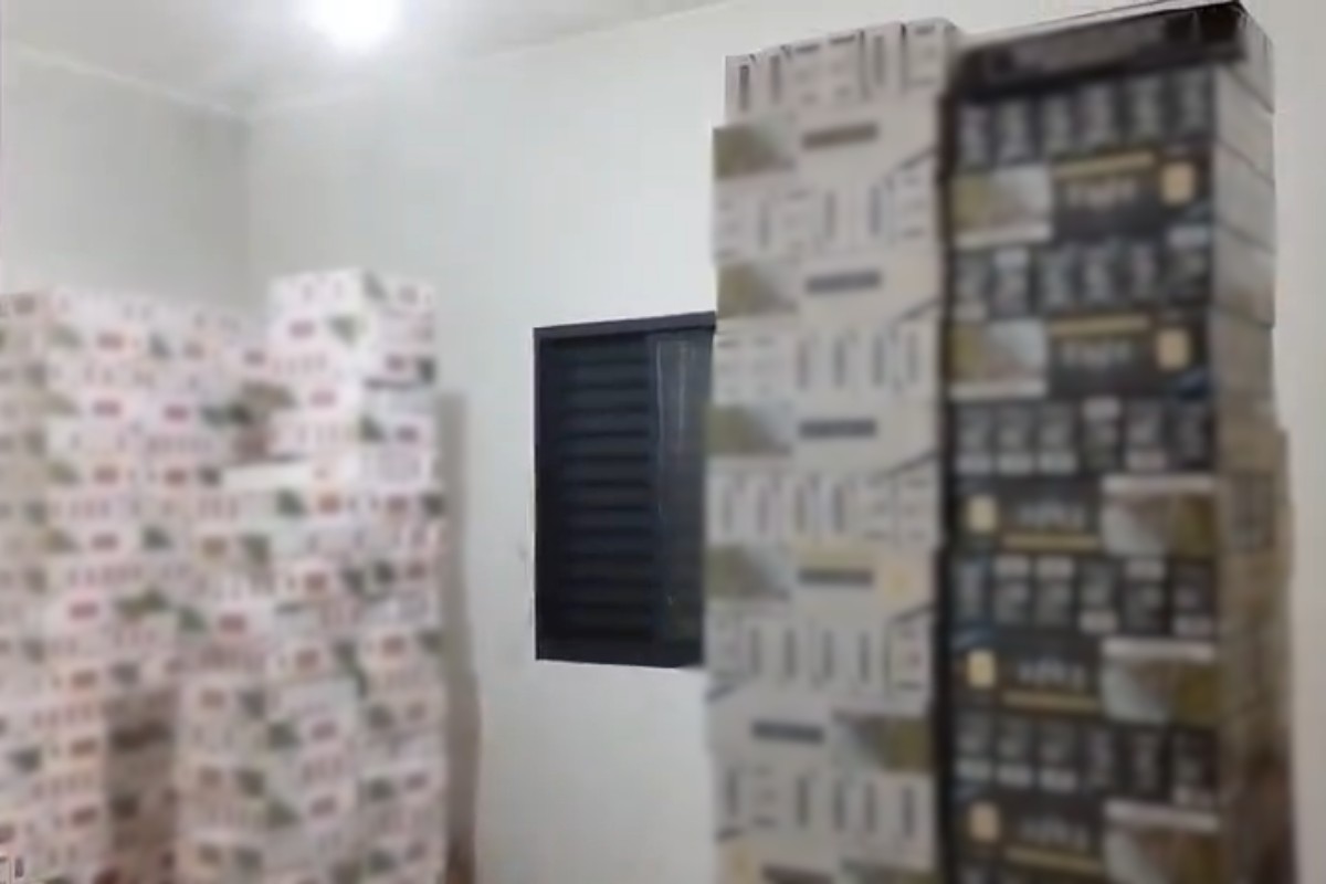 Polícia apreende mais de 40 mil maços de cigarros e prende três pessoas no Oeste Paulista