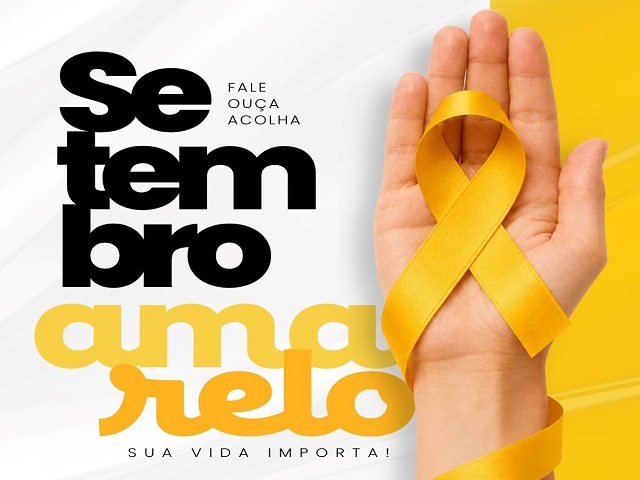 Setembro Amarelo: Saúde prepara programação de valorização da vida em Prudente
