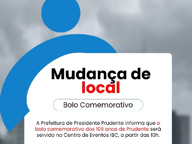 Desfile dos 109 anos é cancelado devido às chuvas; bolo é transferido para IBC