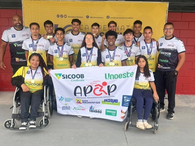 Atletismo paralímpico da APOP/Semepp conquista 22 medalhas no Brasileiro de Jovens