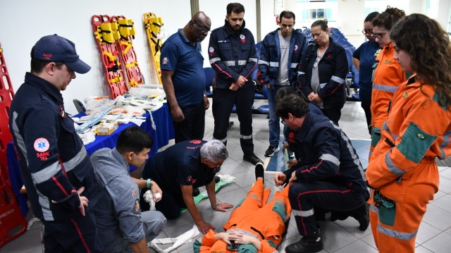 Central 192 da Sesau capacita 70 profissionais para atendimento pré-hospitalar