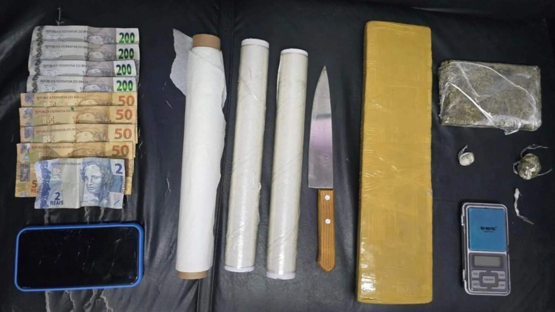 Jovem de 20 anos é preso com 1,5 kg de maconha em Presidente Epitácio