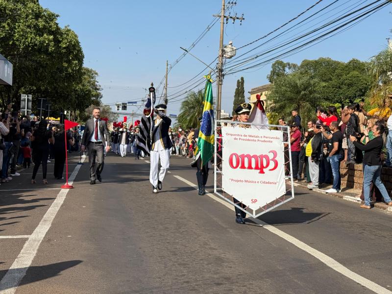Desfile de 7 de Setembro em Presidente Prudente começa às 9h com 15 instituições