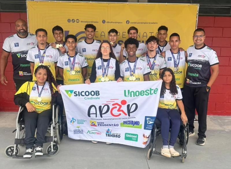 Apop conquista 22 medalhas no Brasileiro de Jovens de Atletismo Paralímpico em SP