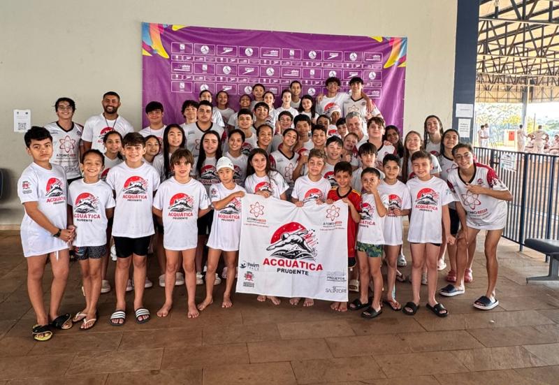 Acquática Prudente/Semepp soma 84 medalhas em torneio regional da FAP