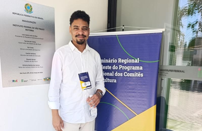 Agente territorial de cultura representa Presidente Prudente em seminário regional no Sudeste
