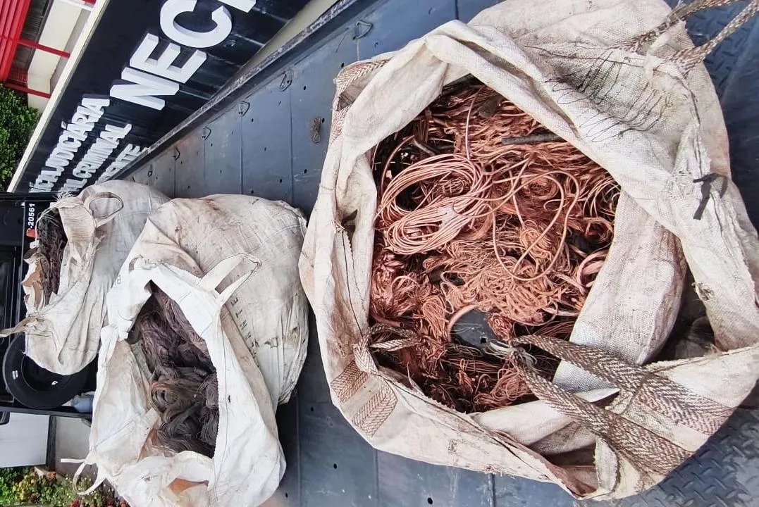 Quatro são presos em flagrante por desvio de fios de cobre da Sabesp em Presidente Prudente