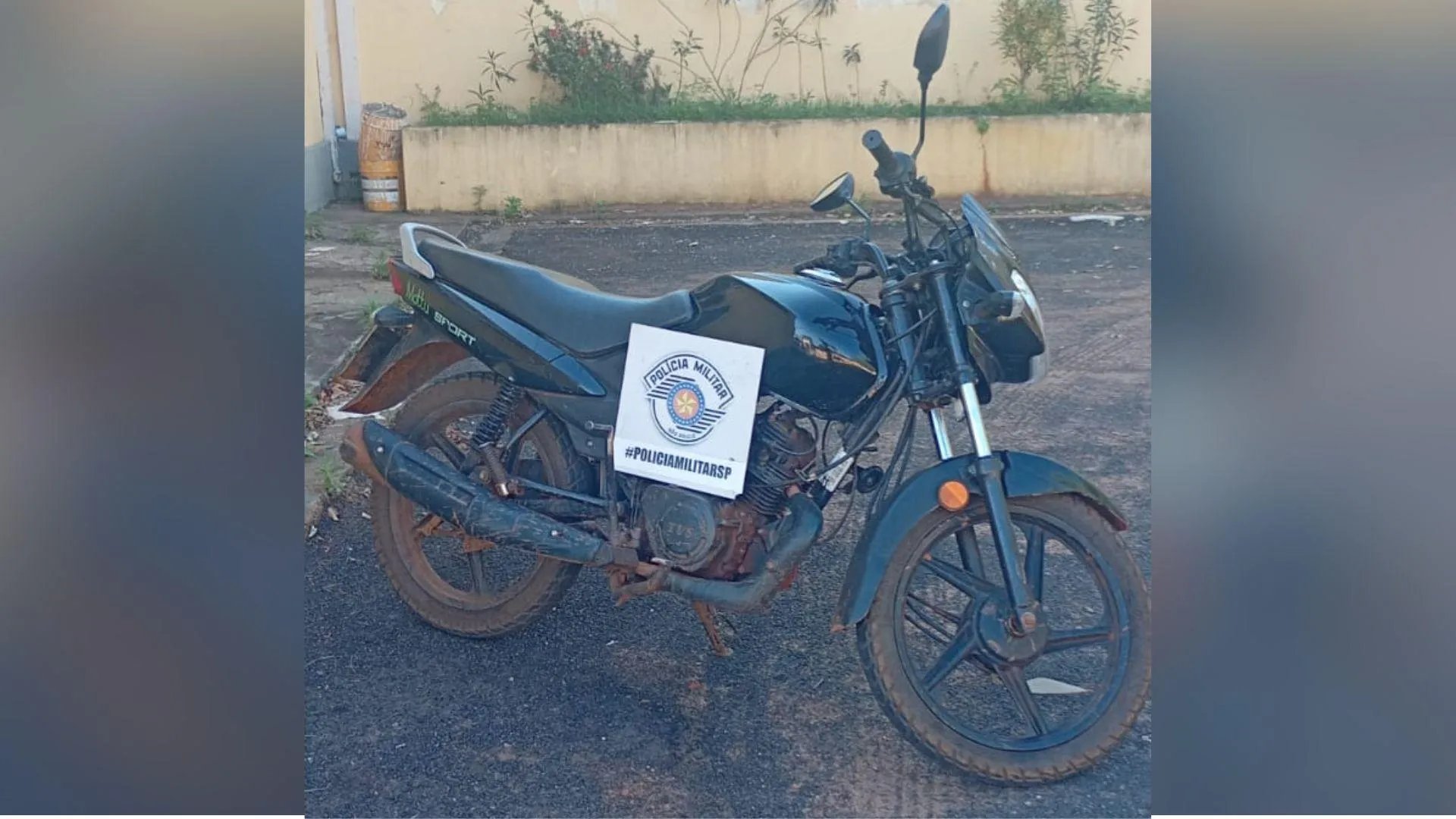 Preso por receptação de moto em Martinópolis (SP) tinha mandado de prisão em aberto