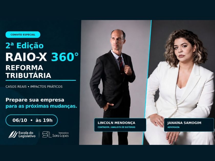 Escola do Legislativo de Prudente promove encontro sobre os impactos da Reforma Tributária