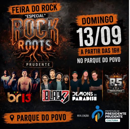 Feira do Rock terá edição especial no Parque do Povo no dia 13 de setembro