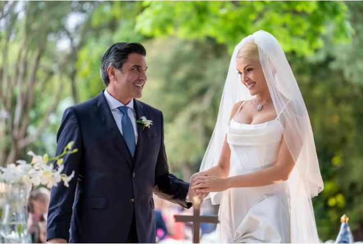 Ana Hickmann e Edu Guedes se casam em festa luxuosa com bolo de nove andares, milhares de flores e detalhes exclusivos