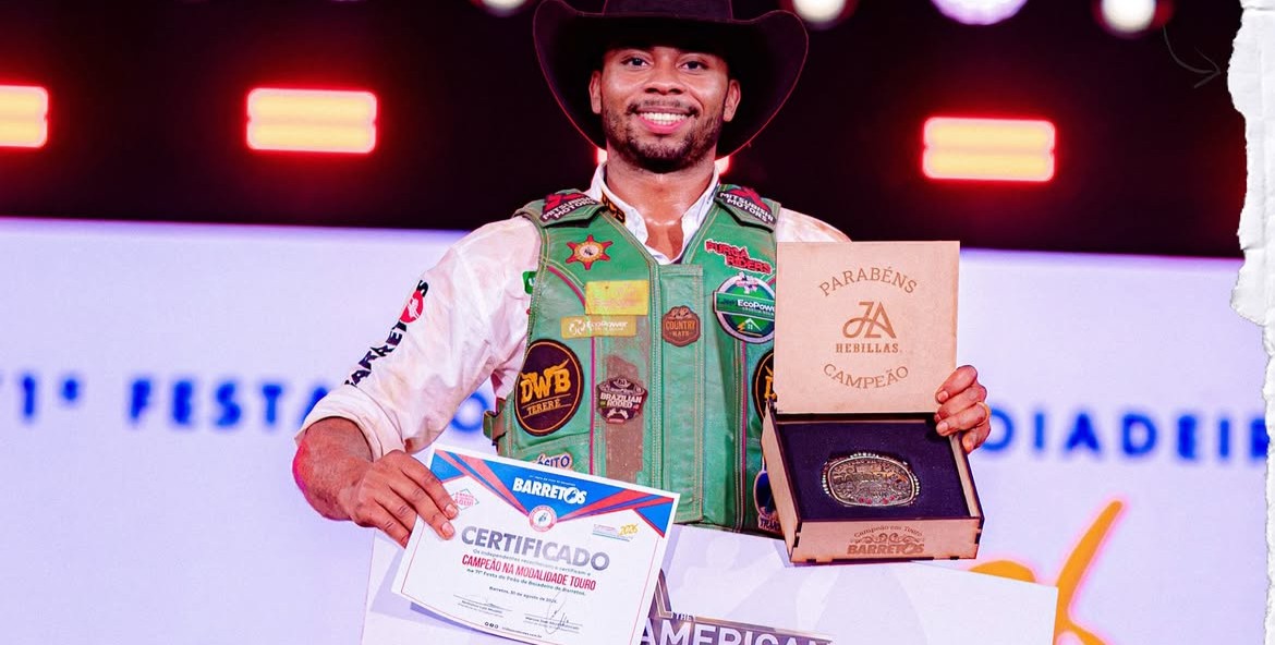 Paranaense vence o Barretos International Rodeo com 90,50 pontos