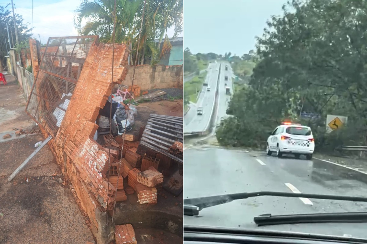 Temporal com rajadas de até 50 km/h deixa 11 desalojados ou desabrigados na região de Presidente Prudente