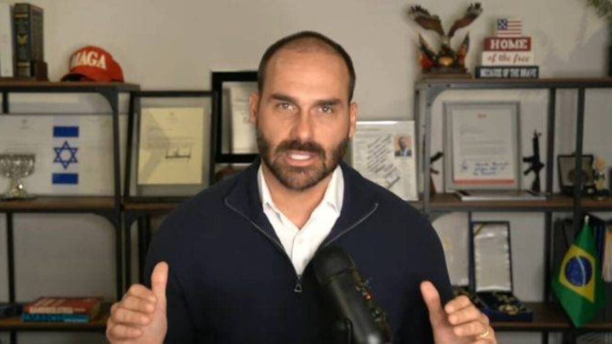 Eduardo Bolsonaro vincula segurança de Mendonça a vitória de Flávio na eleição presidencial