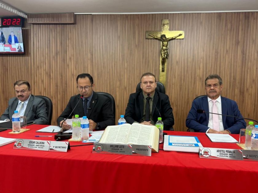 Vereadores aprovam 06 Projetos em Sessão Ordinária nesta segunda-feira (21)