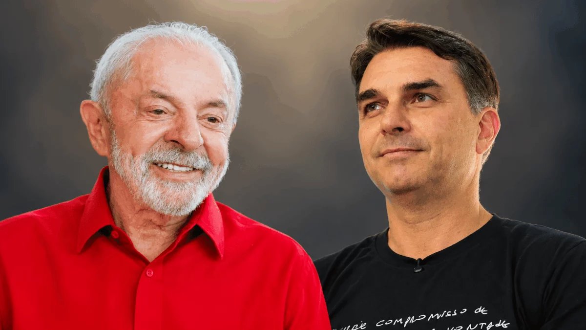 Flávio Bolsonaro sobe 7 pontos e empata com Lula no 1º turno, aponta Real Time Big Data