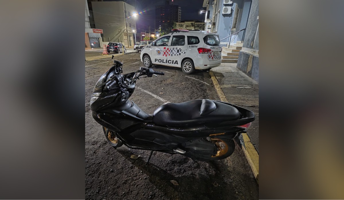 Homem é preso suspeito de furtar moto e cair com o veículo em Presidente Prudente