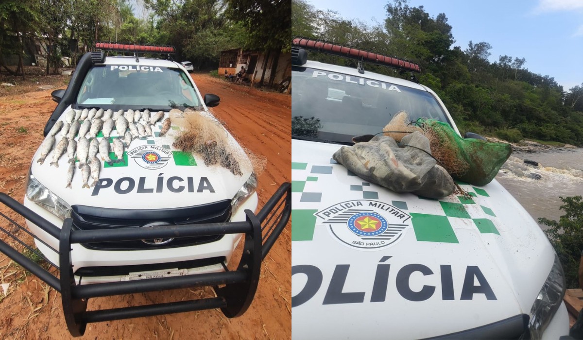 Mulher é multada em R$ 1,2 mil por pesca irregular com tarrafa em Rancharia (SP)