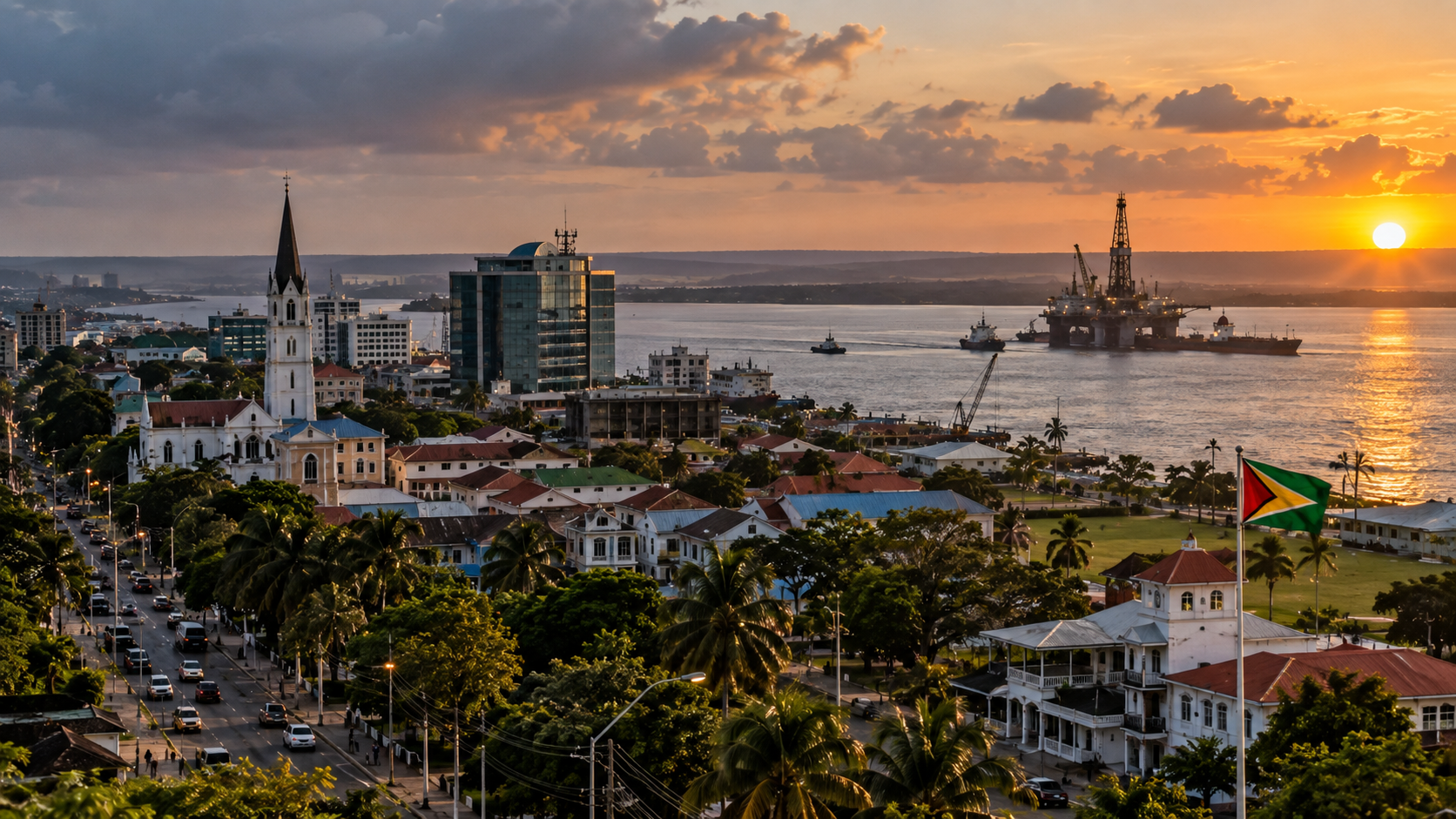 Guiana tem a maior renda per capita da América do Sul, diz artigo da Sentido Horário