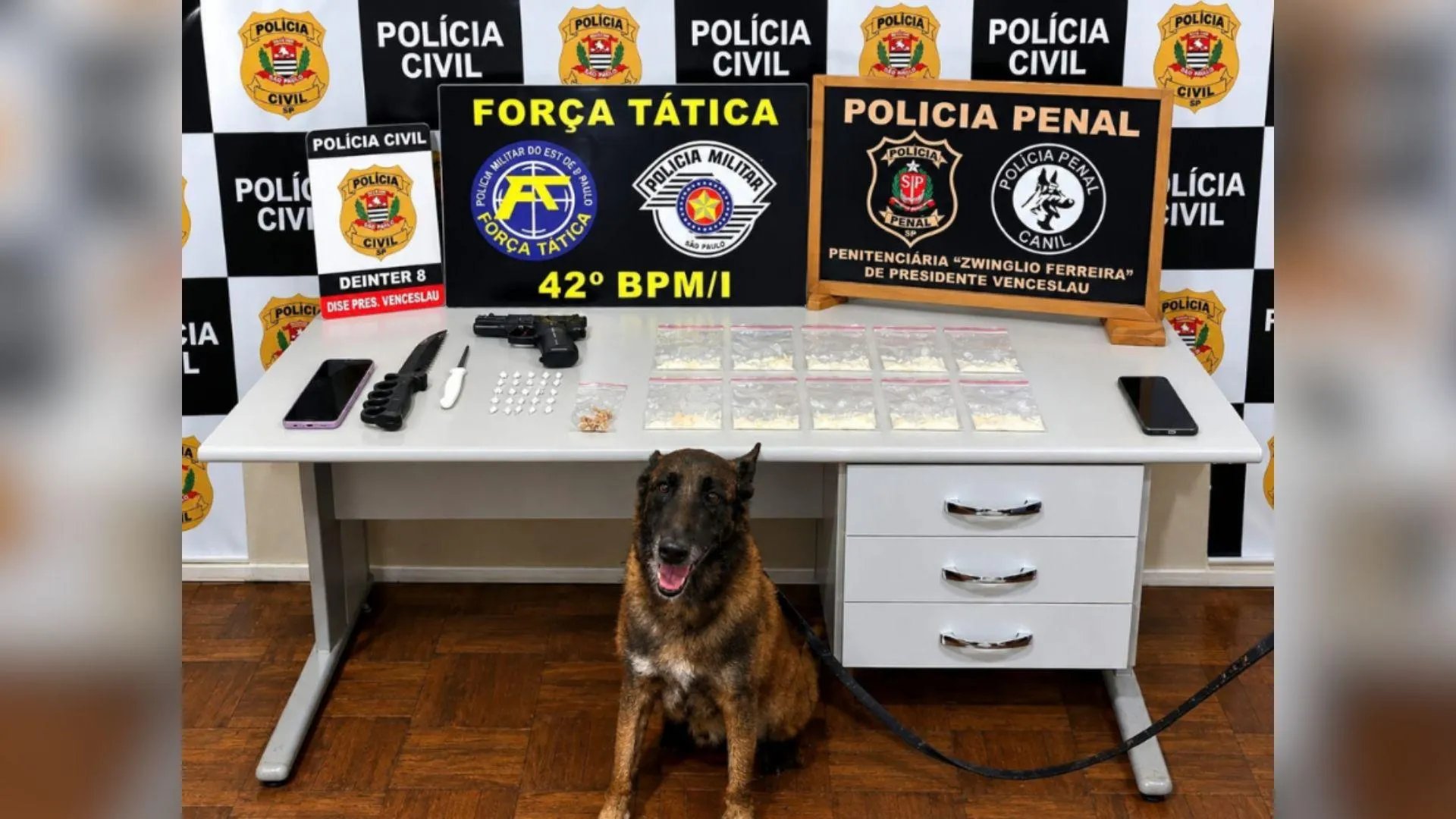 Dois homens são presos com crack e cocaína em Presidente Epitácio