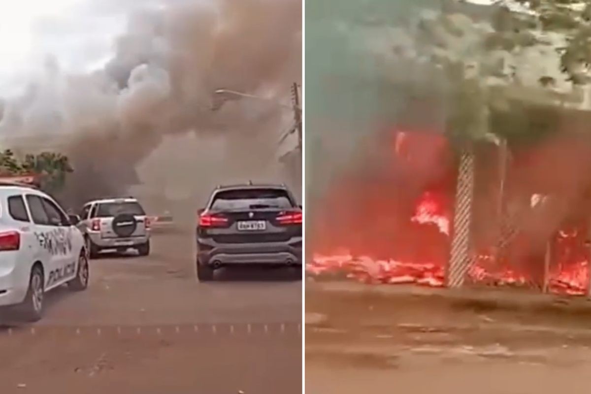Incêndio atinge casa em Santo Anastácio e Defesa Civil suspeita de ação criminosa