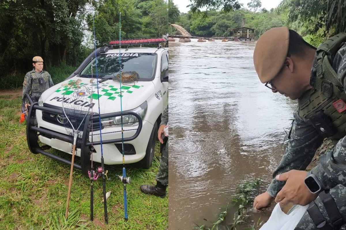 Dupla é multada em R$ 2 mil por pesca em local proibido em Martinópolis (SP)