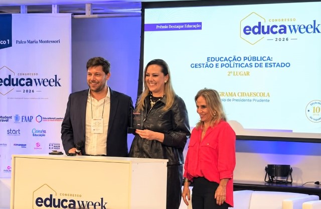 Cidadescola conquista 2° lugar no Prêmio Educa Week, perdendo apenas para o Pé-de-Meia