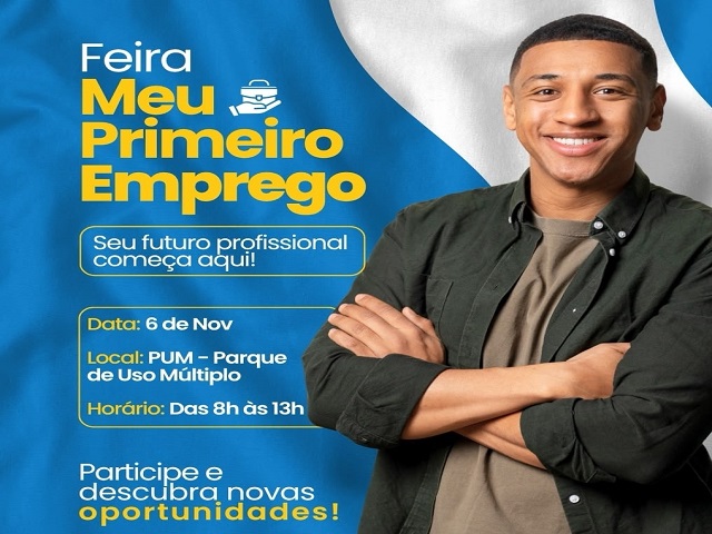 Prefeitura de Prudente realiza Feira Meu Primeiro Emprego na próxima semana, dia 6