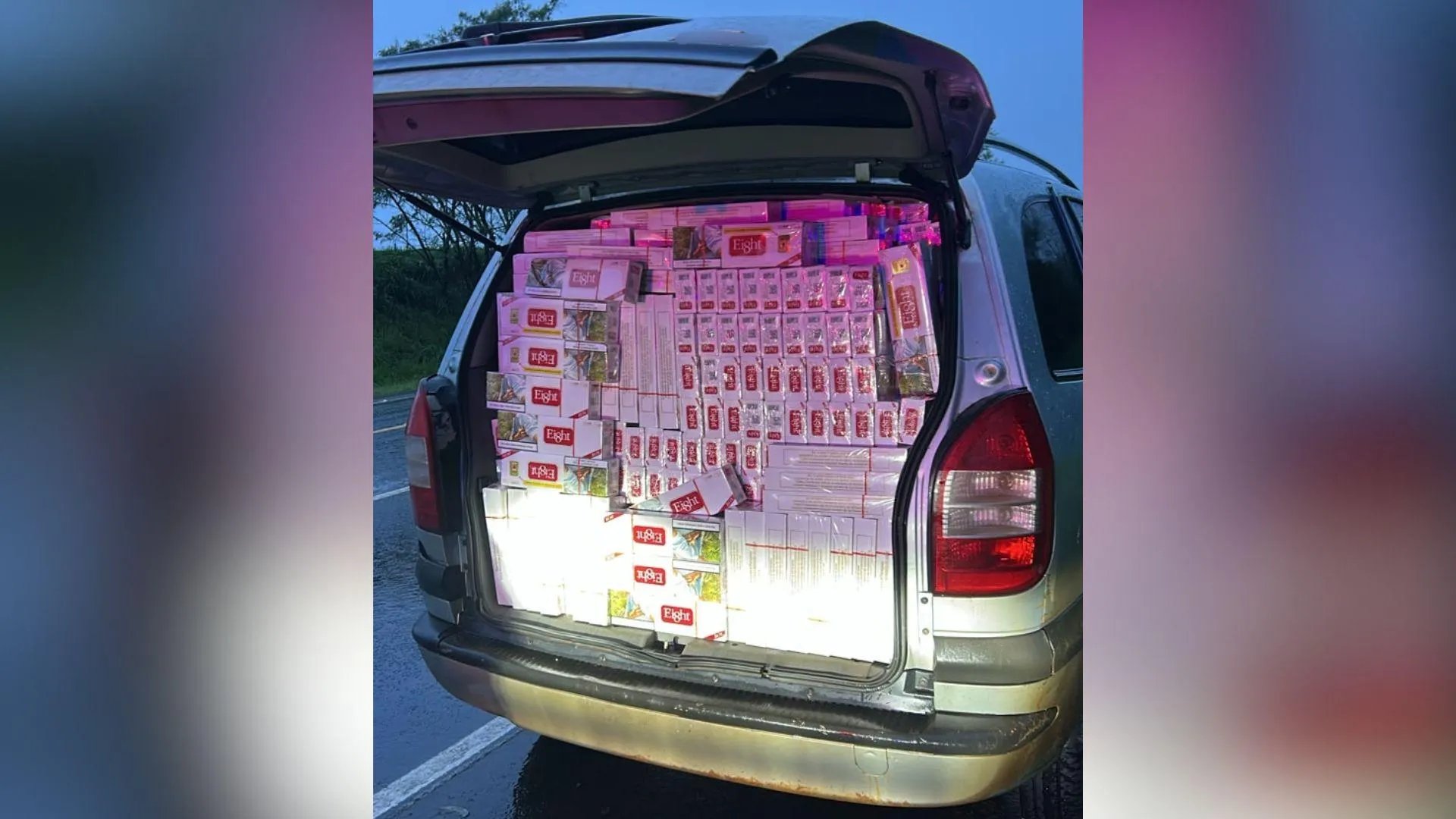Dois homens são presos com 40 mil maços de cigarro contrabandeado em Pacaembu (SP)