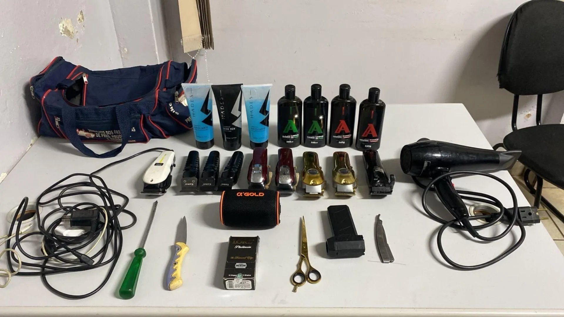 Homem de 36 anos é preso em flagrante ao tentar furtar barbearia no Centro de Presidente Prudente