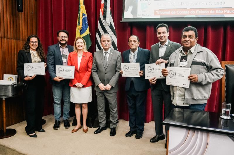 Anhumas recebe Selo Prata da Ouvidoria Cidadã do Tribunal de Contas de São Paulo