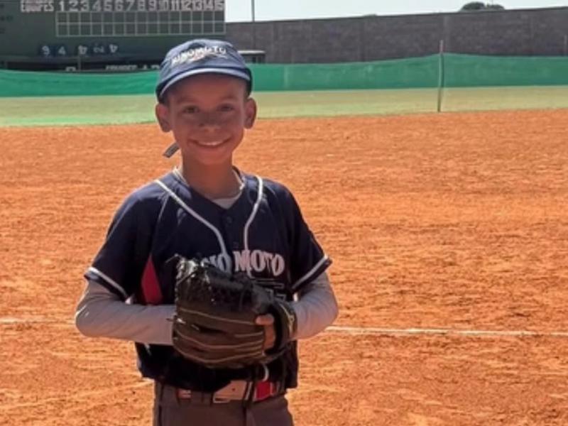 Menino de 10 anos de Presidente Prudente é convocado para a Seleção Brasileira de Beisebol