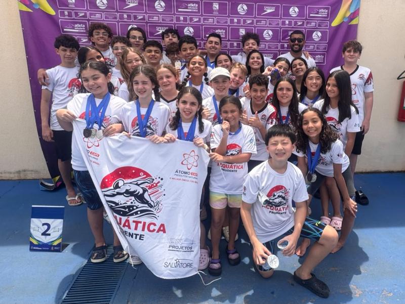 Acquática Prudente/Semepp conquista 77 medalhas no Torneio Regional de Natação em Votuporanga