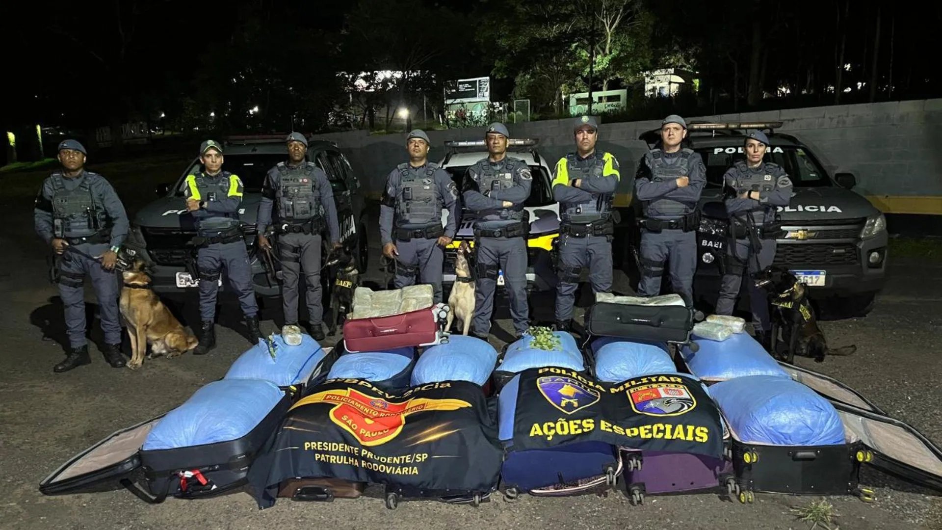 Boliviano é preso com 21,8 kg de maconha em ônibus abordado na Raposo Tavares, em Presidente Prudente