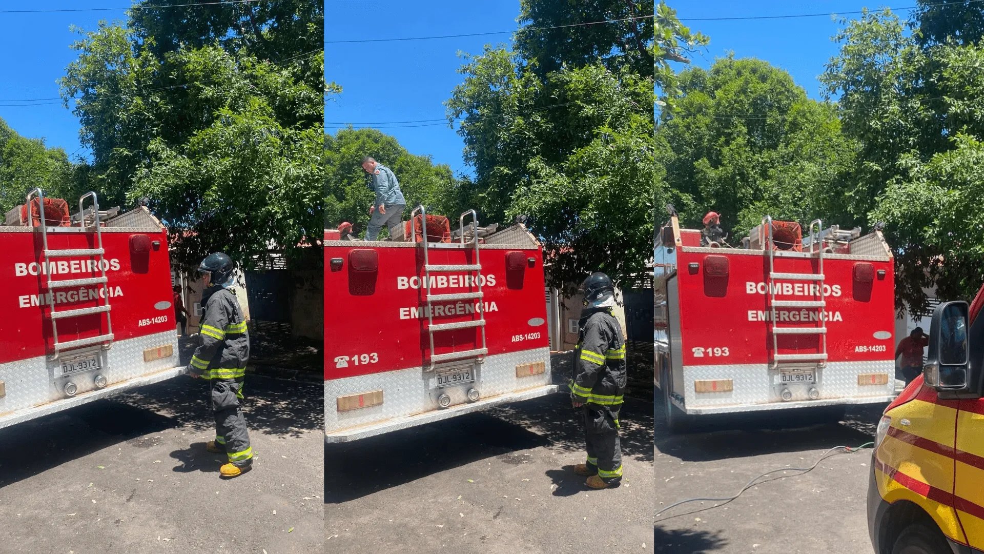 Incêndio destrói cômodos de casa no bairro Cohab Cris, em Teodoro Sampaio
