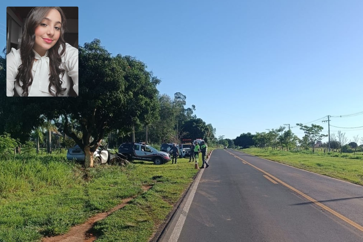 Advogada de 26 anos é sepultada após batida contra árvore na SP-501, em Santo Expedito