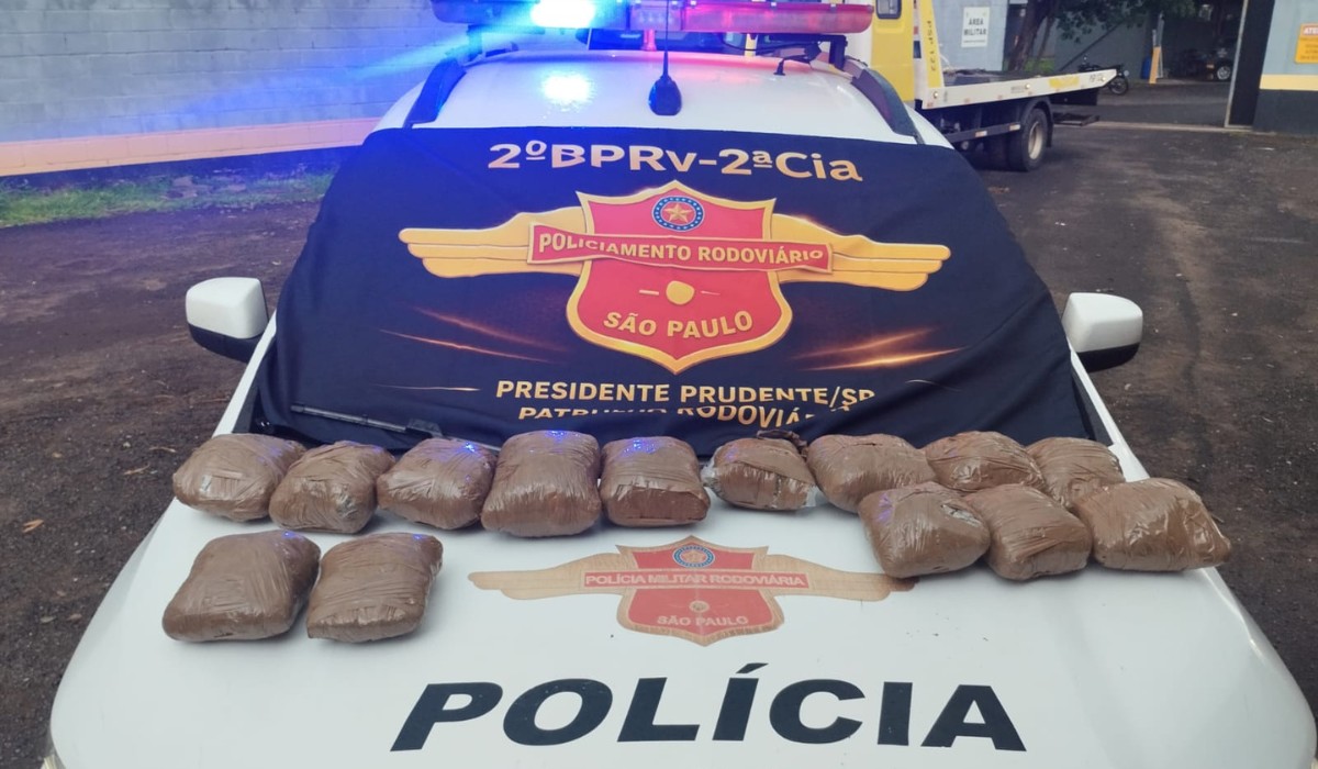 Homem é preso com 5 kg de skunk escondidos em mala em ônibus na Raposo Tavares
