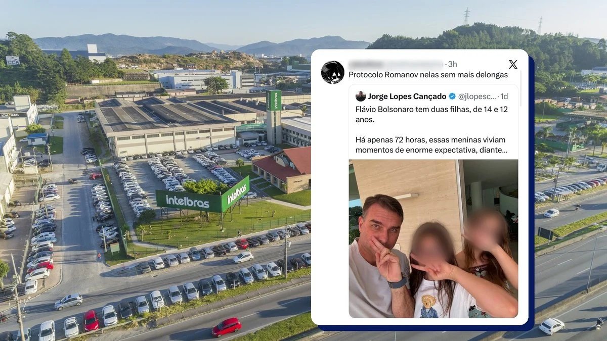Intelbras demite funcionário que comentou "Protocolo Romanov" em foto das filhas de Flávio Bolsonaro