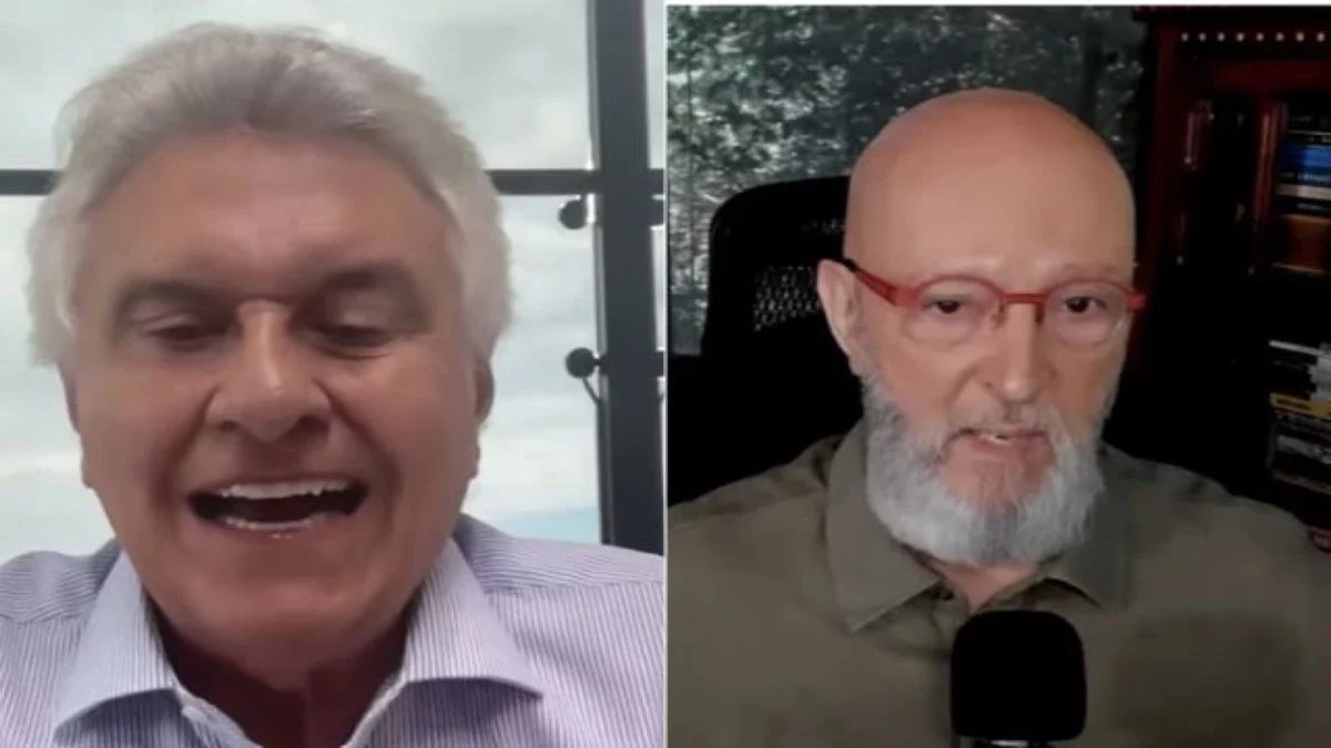 Caiado discute com Josias de Souza no UOL News e o chama de "lulista"